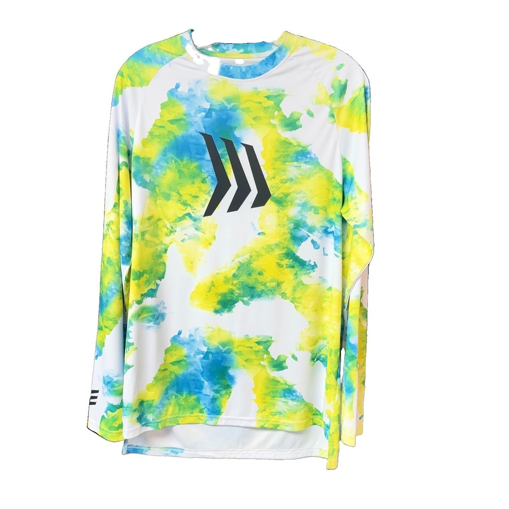 GILLZ Gillz Contender Series UV Long Slv Sun Fishing Shirt BLAZING YELLOW S #966